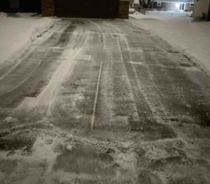 Plowed Driveway